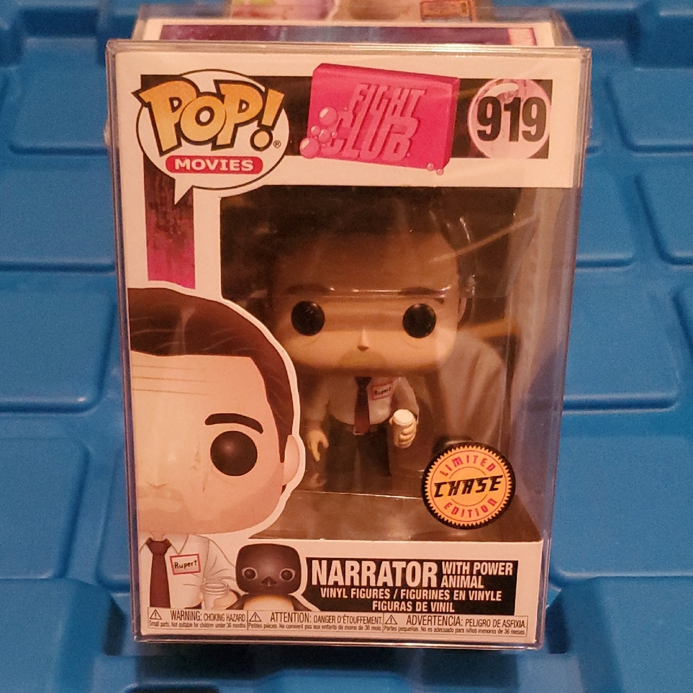 Fight Club Narrator With Power Animal #919 Funko Pop Chase Limited Edition